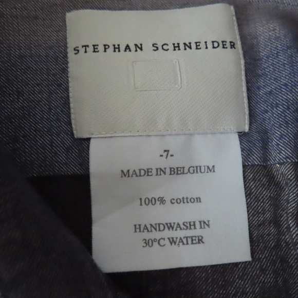 Stephan Schneider Mens Multicolor Plaid Cotton Long Sleeve Button-Up Shirt 7 - Picture 5 of 5